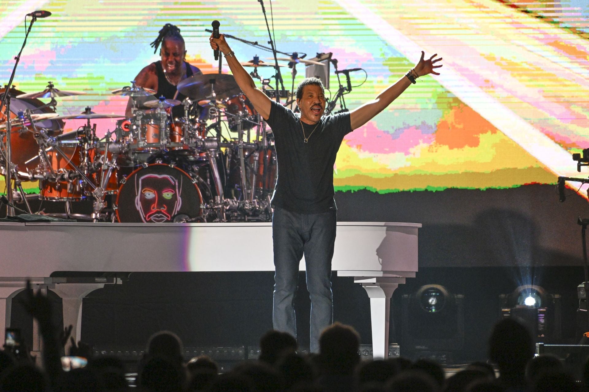 Concierto de Lionel Richie en Murcia, en imágenes