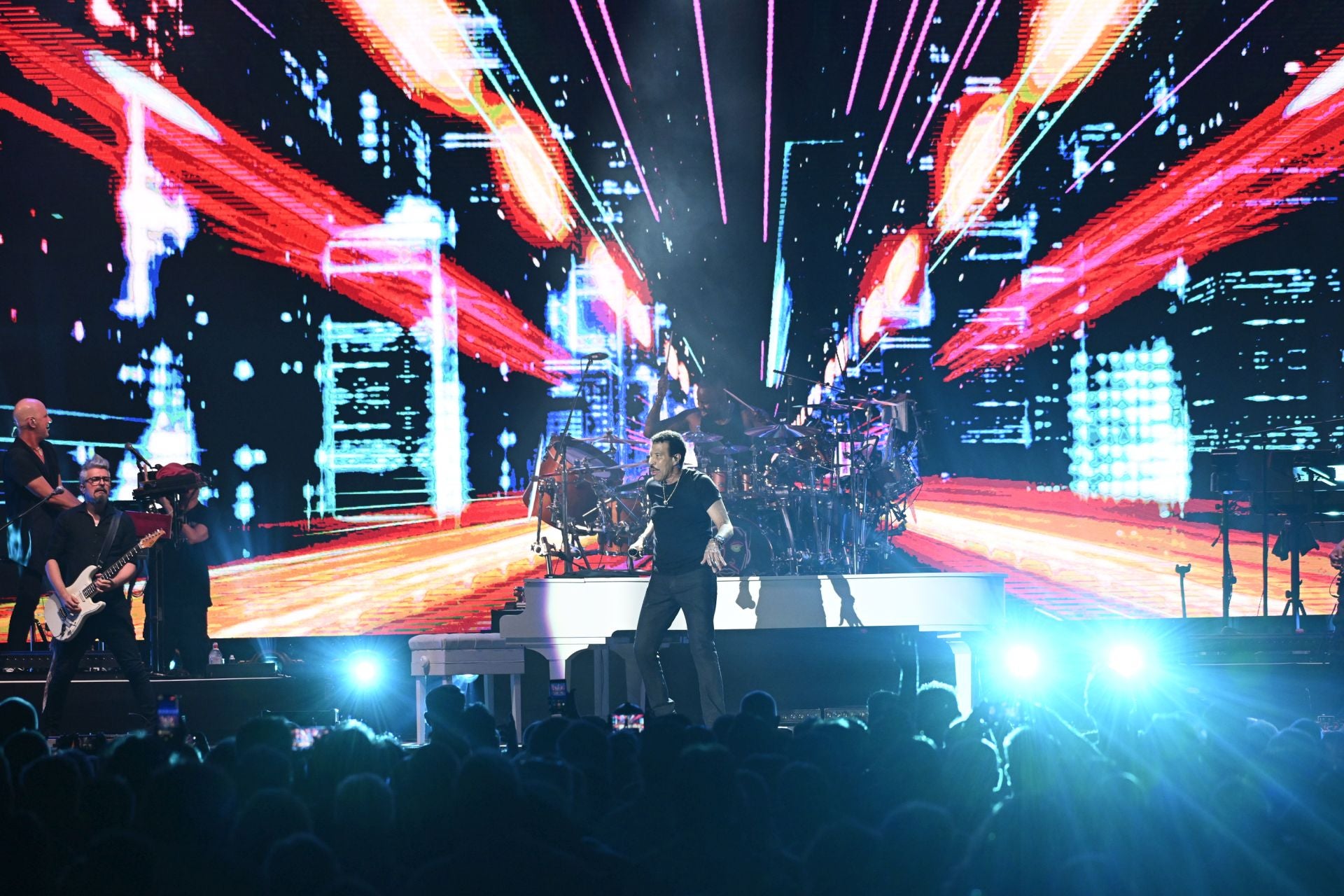 Concierto de Lionel Richie en Murcia, en imágenes