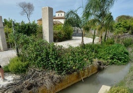 La acequia del Alfatego, uno de los elementos a proteger, en una foto de archivo.