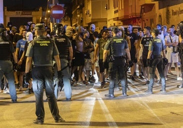 Guardia Civil identifica hasta el momento a unas 300 personas por los altercados en Torre Pacheco