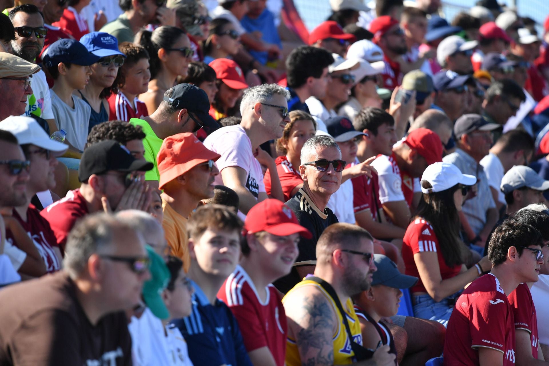 Las imágenes del partido de pretemporada entre el Real Murcia y el Albacete Balompié