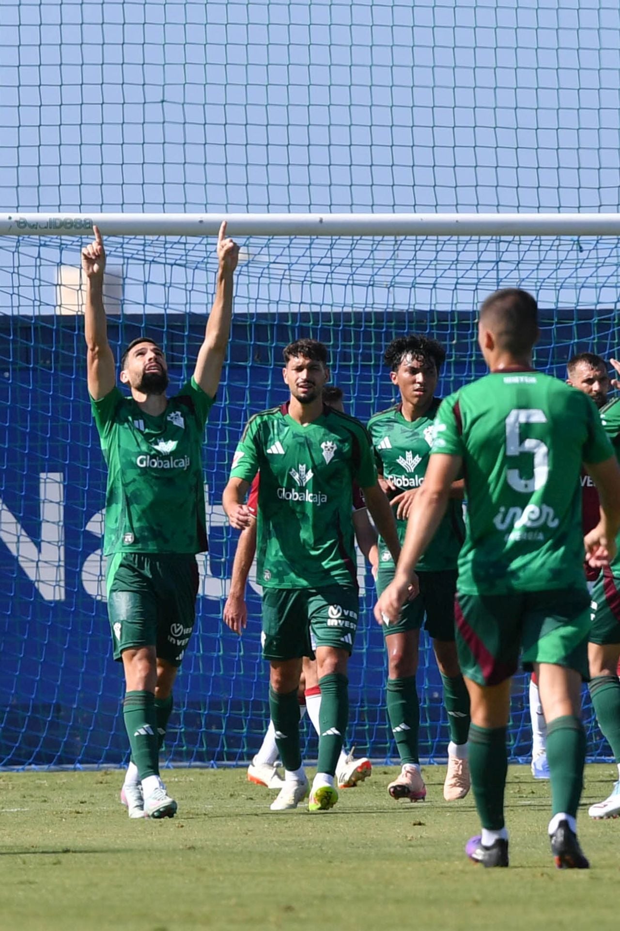 Las imágenes del partido de pretemporada entre el Real Murcia y el Albacete Balompié