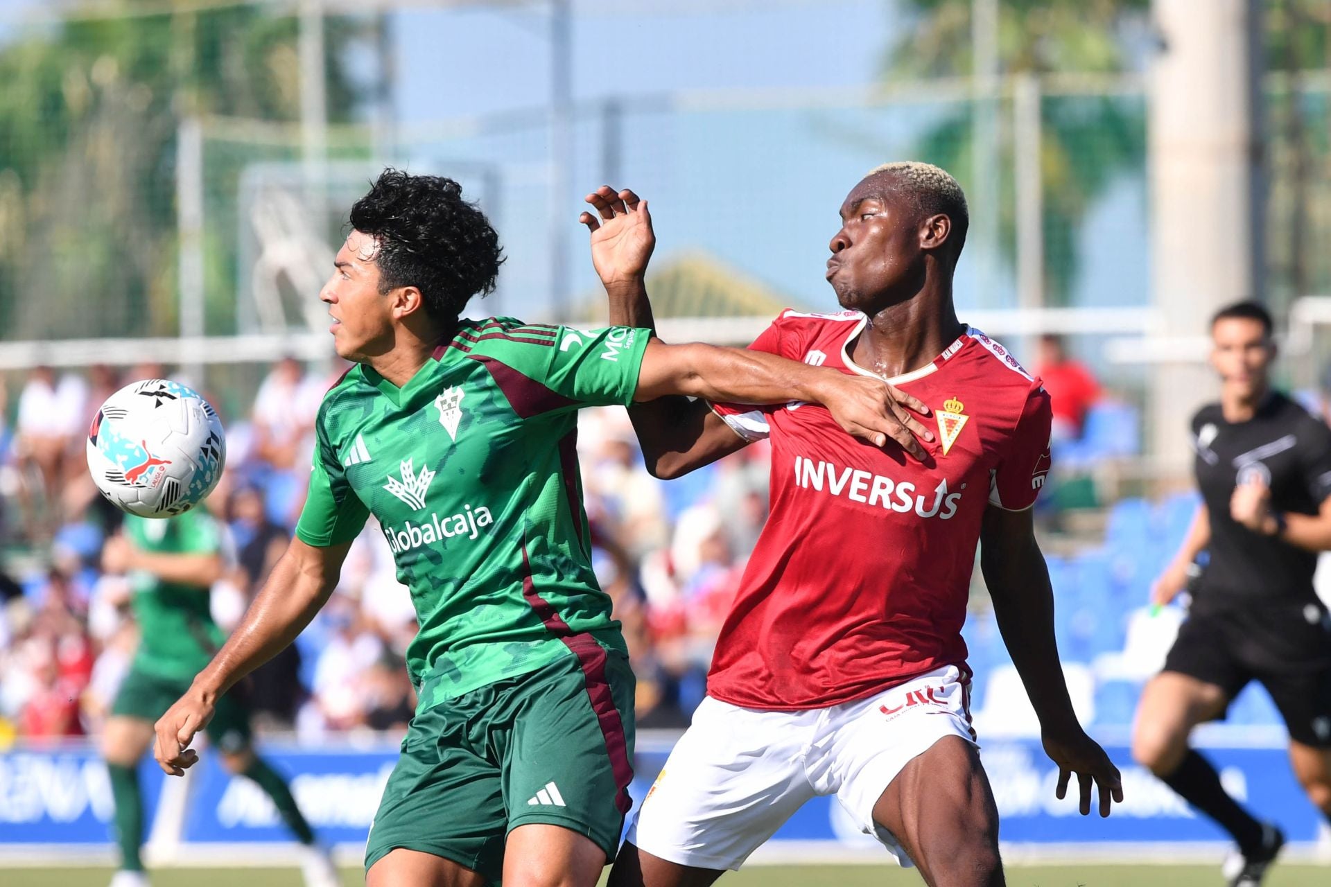 Las imágenes del partido de pretemporada entre el Real Murcia y el Albacete Balompié