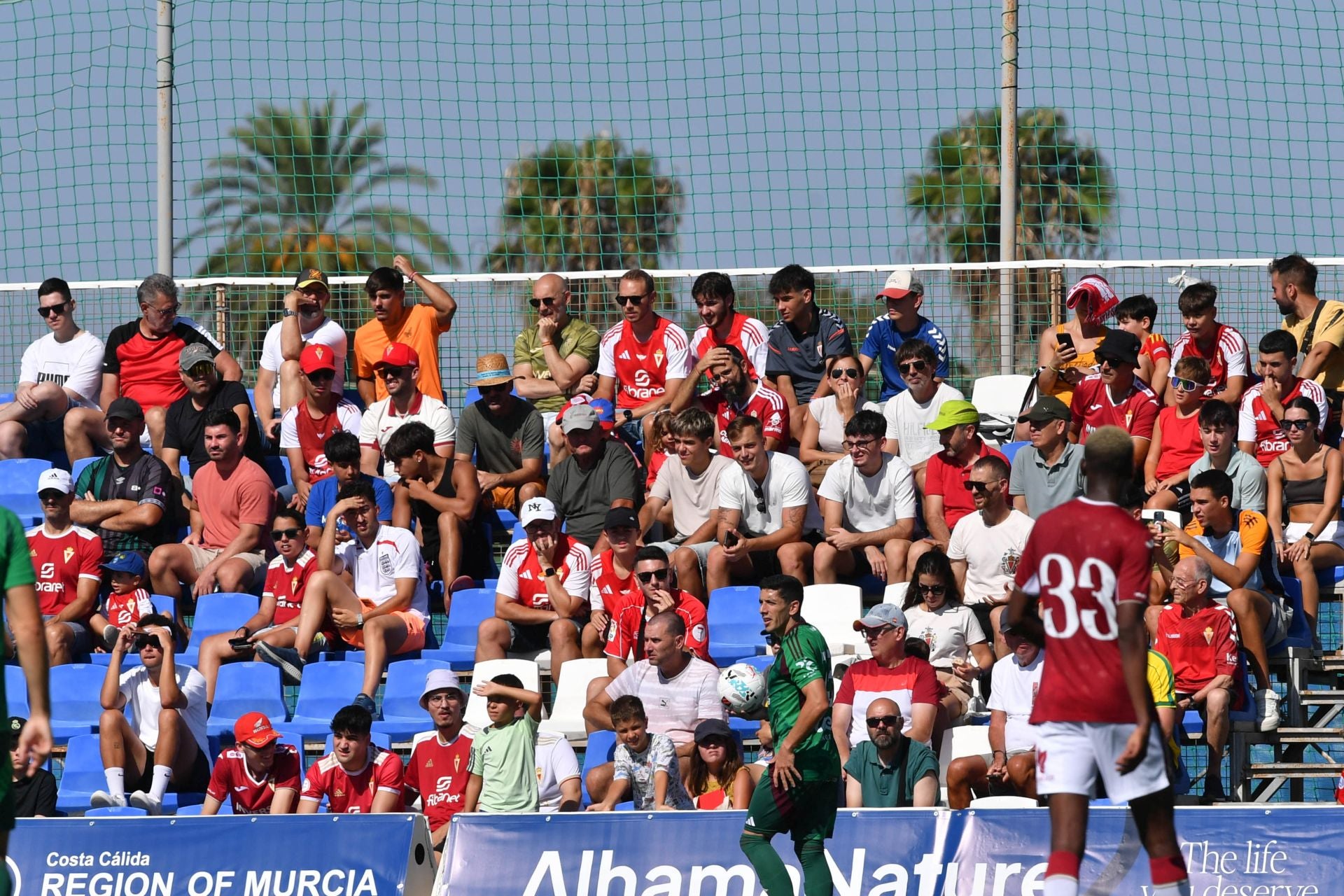 Las imágenes del partido de pretemporada entre el Real Murcia y el Albacete Balompié