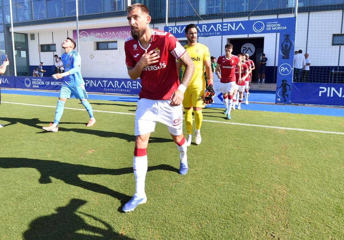 Las imágenes del partido de pretemporada entre el Real Murcia y el Albacete Balompié