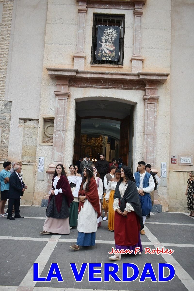 Imágenes del traslado de la Virgen de las Maravillas para abrir el Año Jubilar en Cehegín