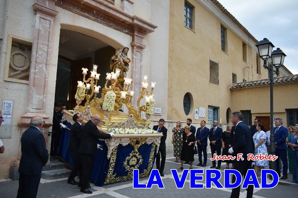 Imágenes del traslado de la Virgen de las Maravillas para abrir el Año Jubilar en Cehegín