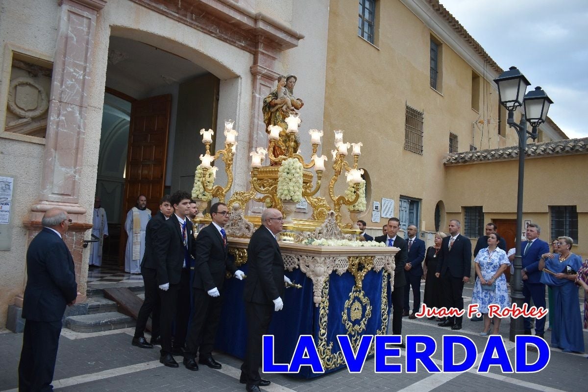 Imágenes del traslado de la Virgen de las Maravillas para abrir el Año Jubilar en Cehegín