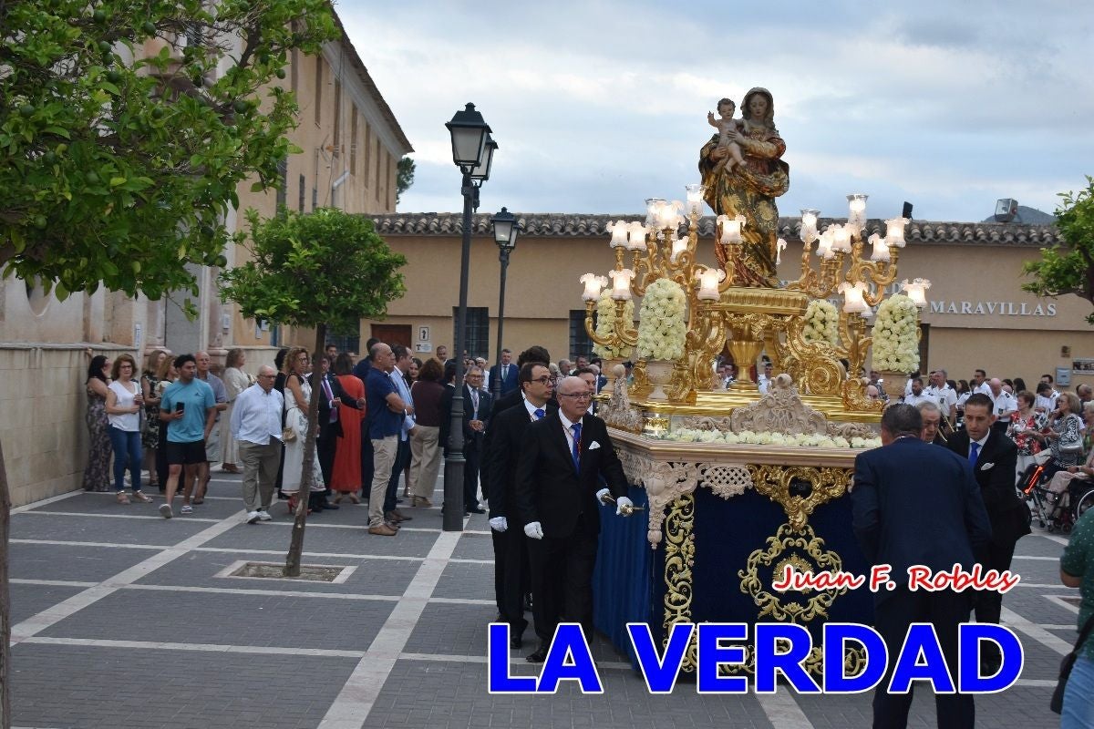 Imágenes del traslado de la Virgen de las Maravillas para abrir el Año Jubilar en Cehegín