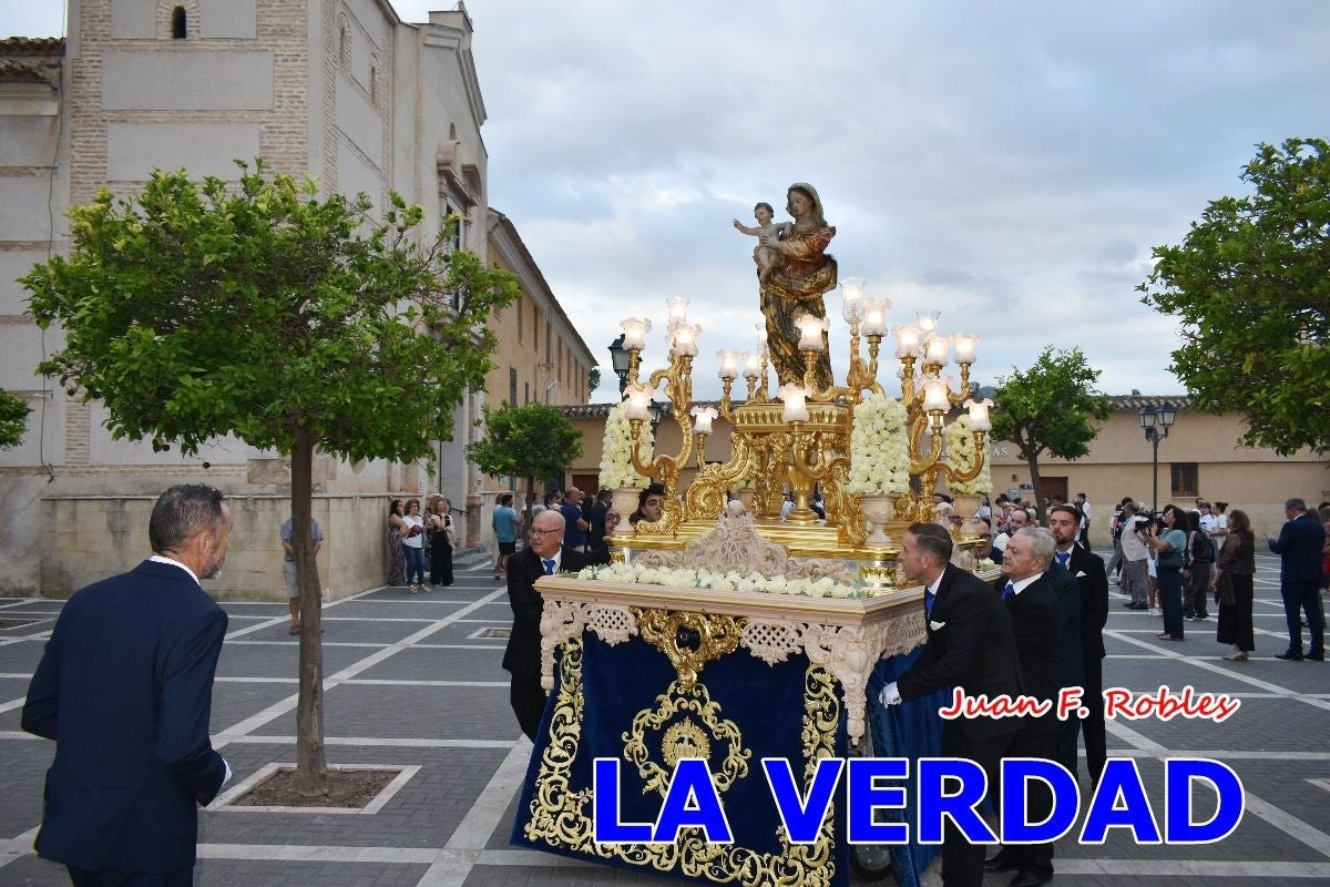 Imágenes del traslado de la Virgen de las Maravillas para abrir el Año Jubilar en Cehegín