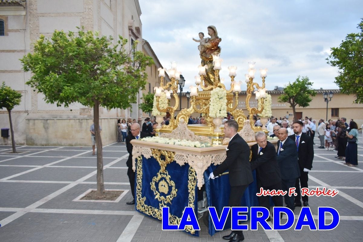 Imágenes del traslado de la Virgen de las Maravillas para abrir el Año Jubilar en Cehegín