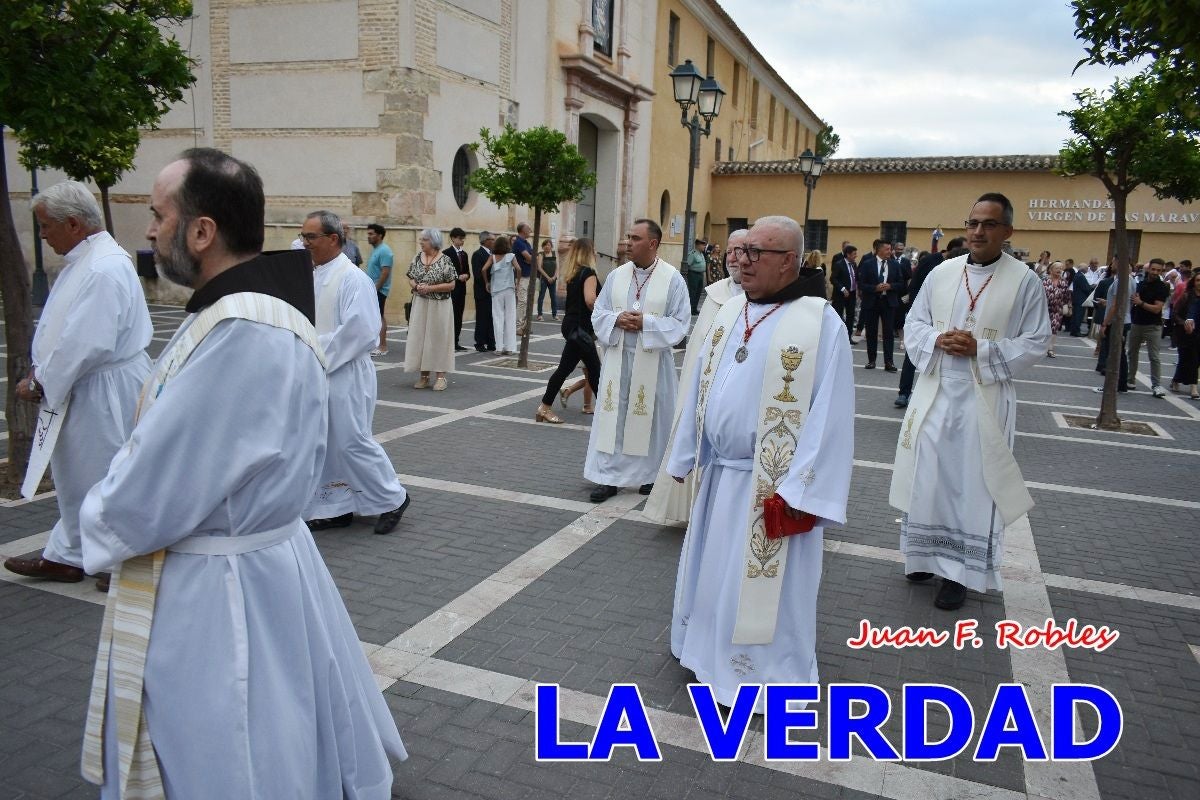 Imágenes del traslado de la Virgen de las Maravillas para abrir el Año Jubilar en Cehegín