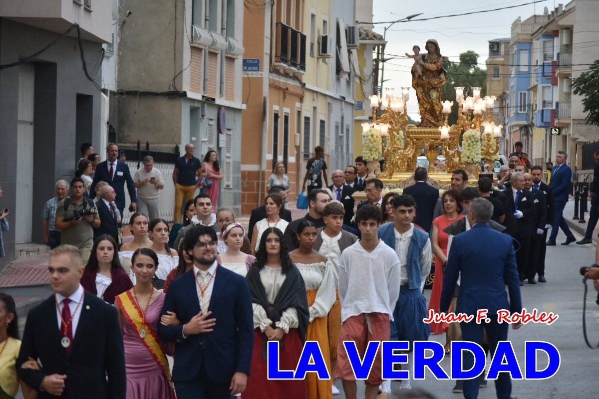Imágenes del traslado de la Virgen de las Maravillas para abrir el Año Jubilar en Cehegín
