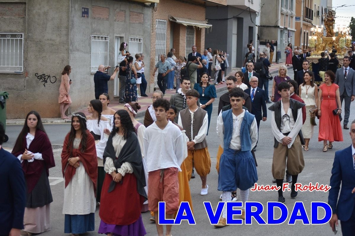 Imágenes del traslado de la Virgen de las Maravillas para abrir el Año Jubilar en Cehegín