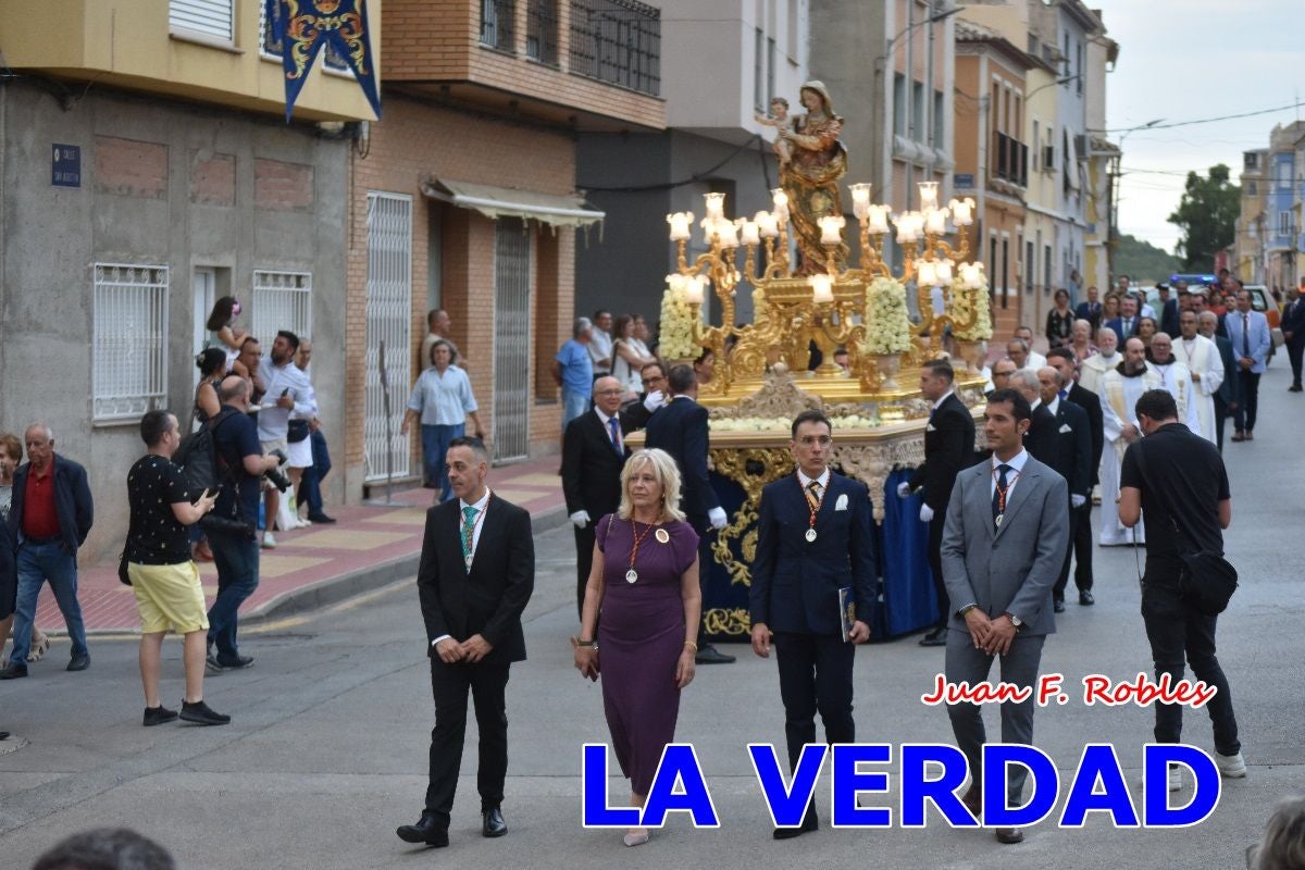 Imágenes del traslado de la Virgen de las Maravillas para abrir el Año Jubilar en Cehegín