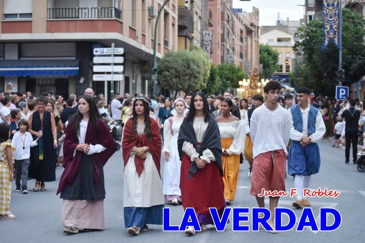 Imágenes del traslado de la Virgen de las Maravillas para abrir el Año Jubilar en Cehegín