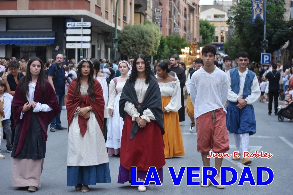 Imágenes del traslado de la Virgen de las Maravillas para abrir el Año Jubilar en Cehegín