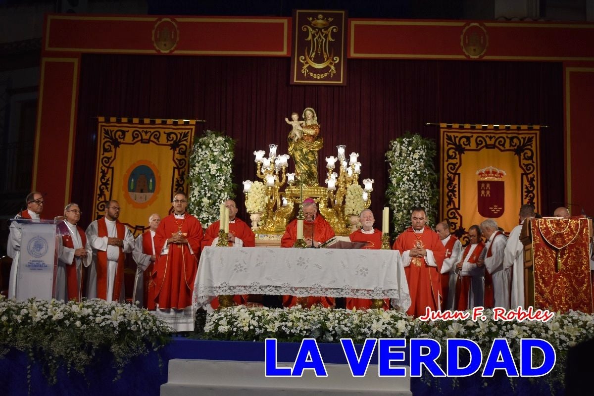 Imágenes de la Misa Solemne de la Apertura del Año Jubilar de la Virgen de las Maravillas en Cehegín