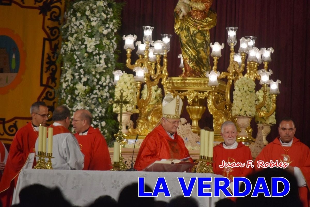 Imágenes de la Misa Solemne de la Apertura del Año Jubilar de la Virgen de las Maravillas en Cehegín