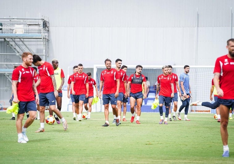 El Real Murcia de Etxeberria da sus primeras pinceladas ante el Albacete