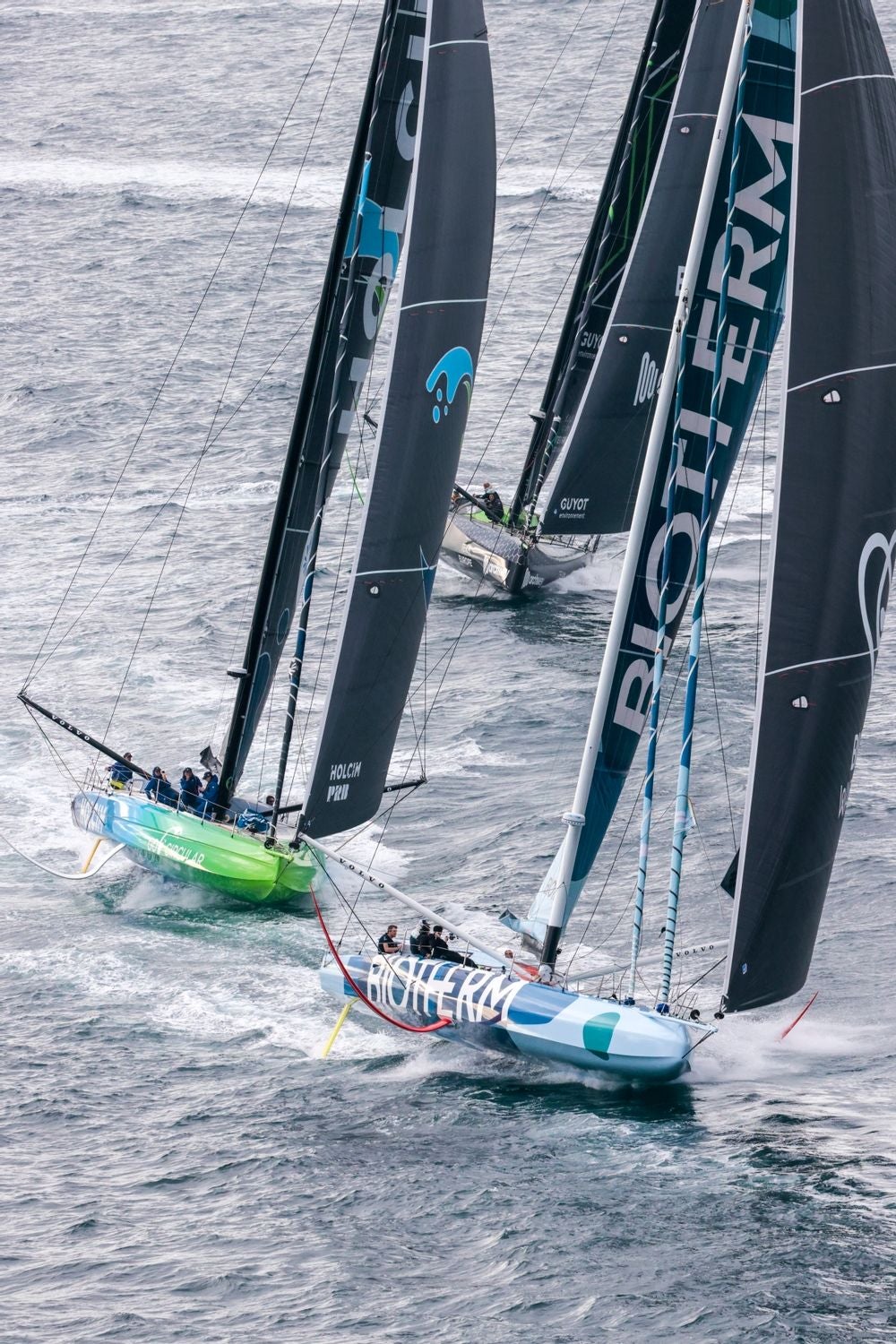 En imágenes, regatistas y embarcaciones participantes en la Ocean Race