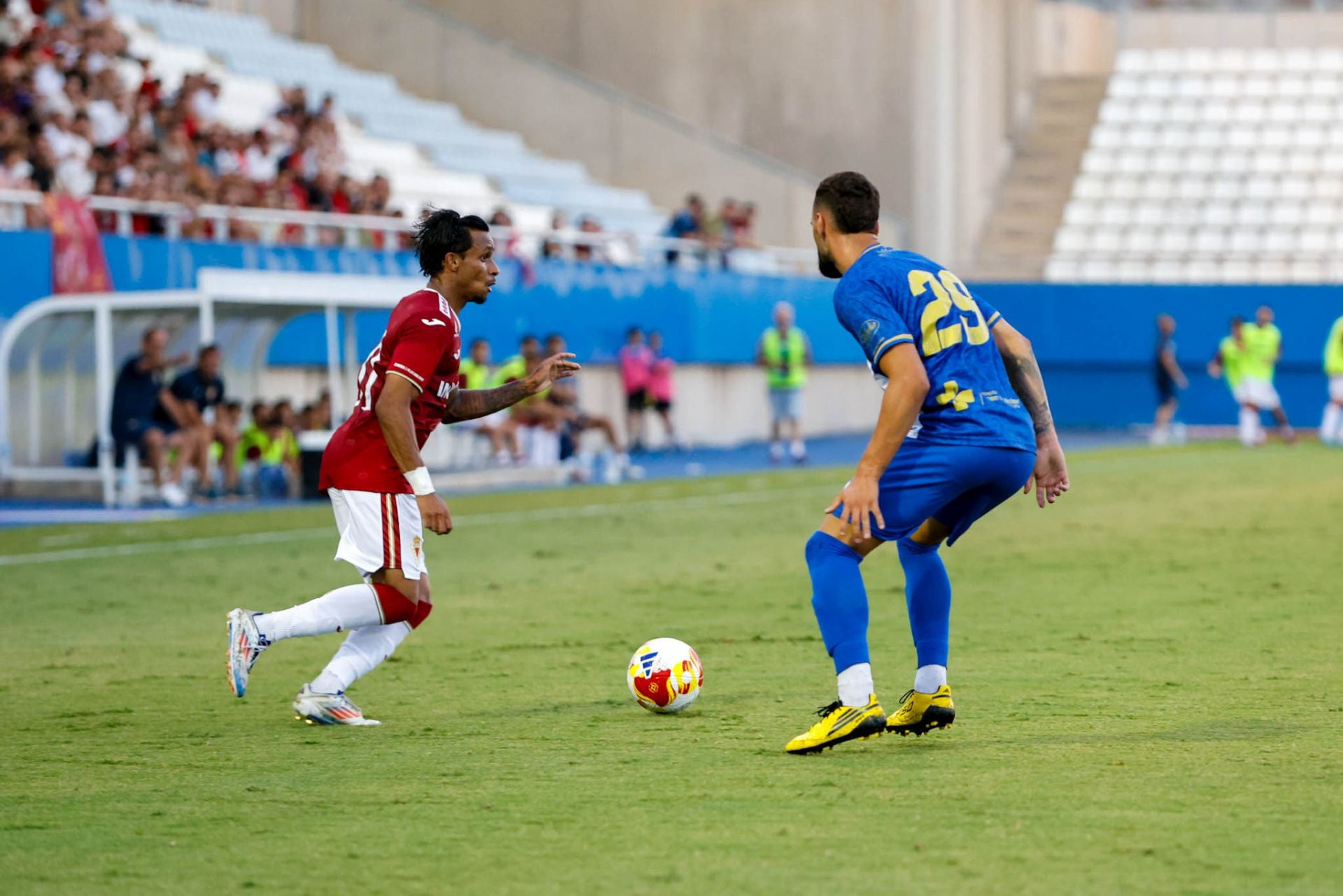El Real Murcia gana el VII Trofeo Alcalde de Lorca al imponerse al Lorca Deportiva, en imágenes