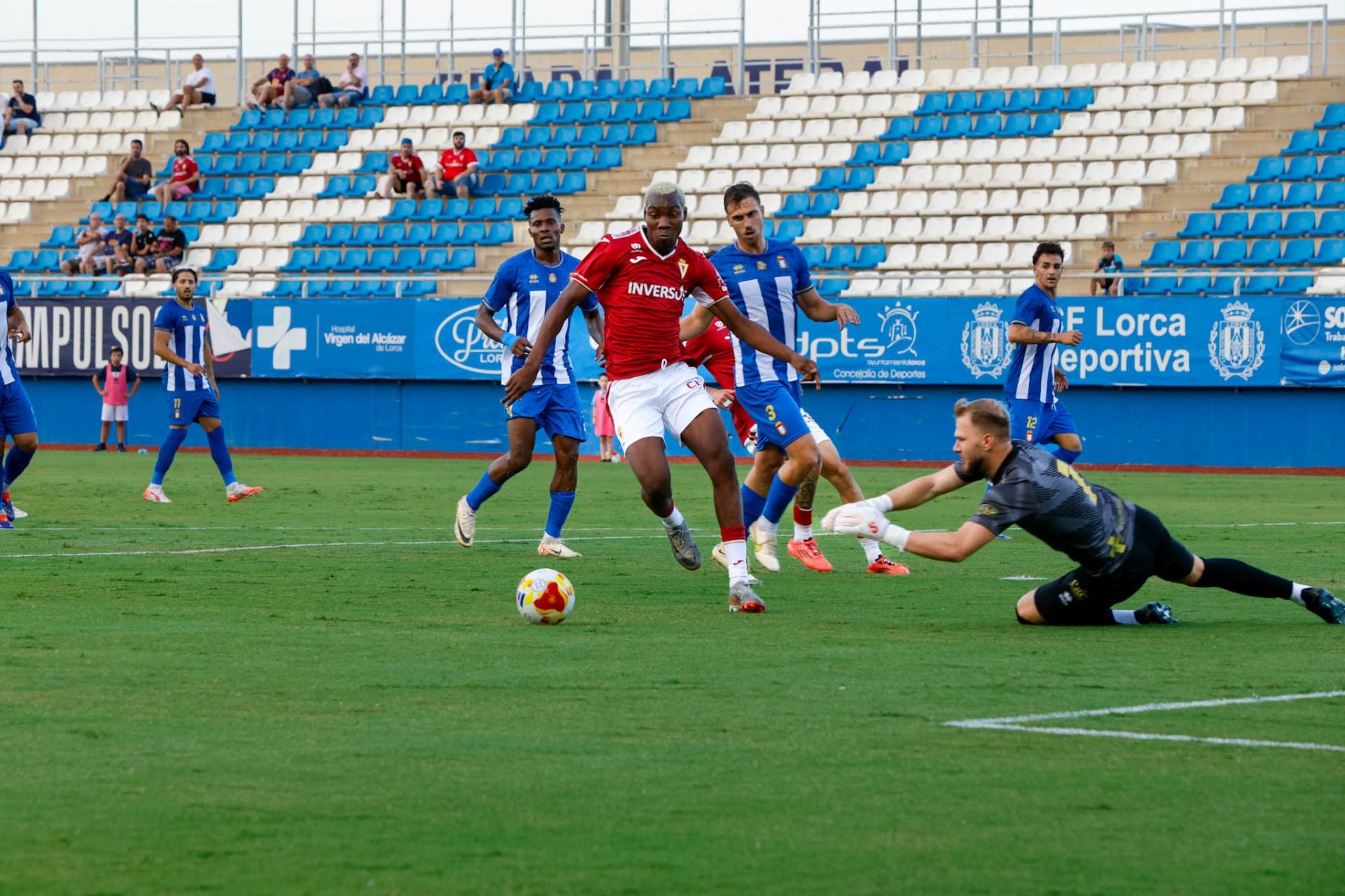 El Real Murcia gana el VII Trofeo Alcalde de Lorca al imponerse al Lorca Deportiva, en imágenes