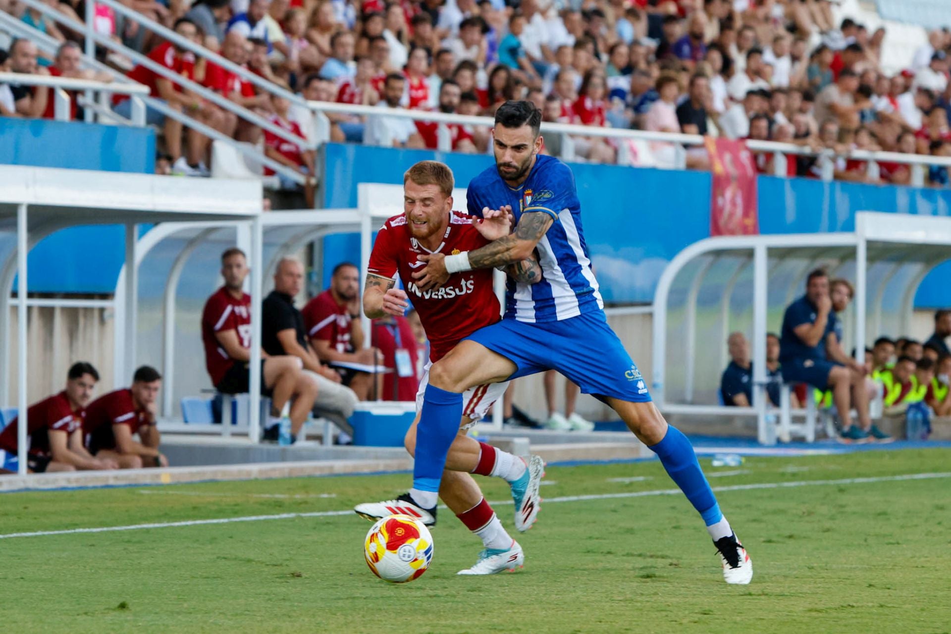 El Real Murcia gana el VII Trofeo Alcalde de Lorca al imponerse al Lorca Deportiva, en imágenes