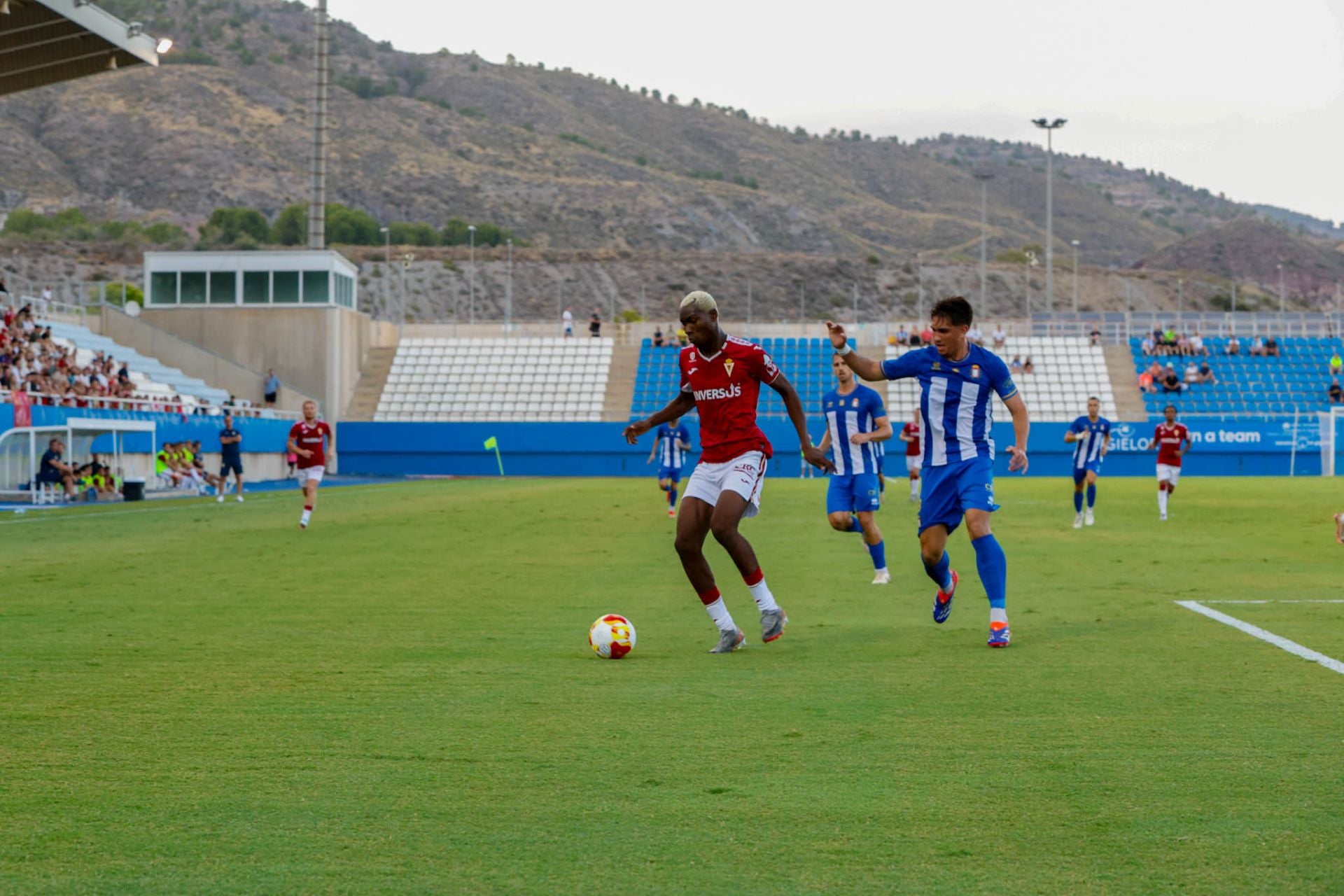 El Real Murcia gana el VII Trofeo Alcalde de Lorca al imponerse al Lorca Deportiva, en imágenes