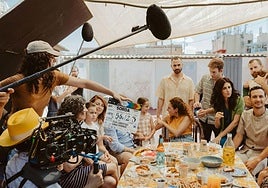 Rodaje de la producción murciana 'Sorda'.