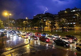Tormentas en la Región de Murcia, en una imagen de archivo.