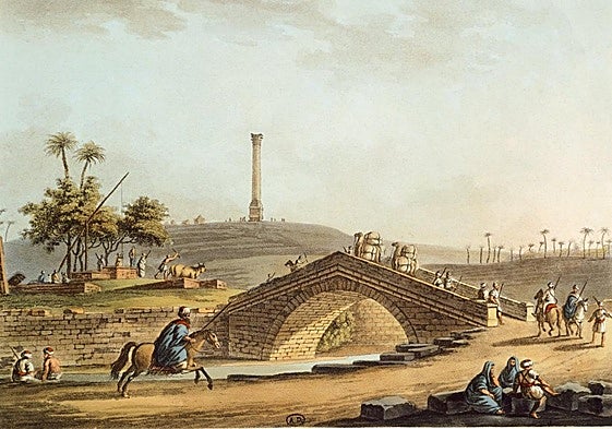 Puente sobre el canal de Alejandría.