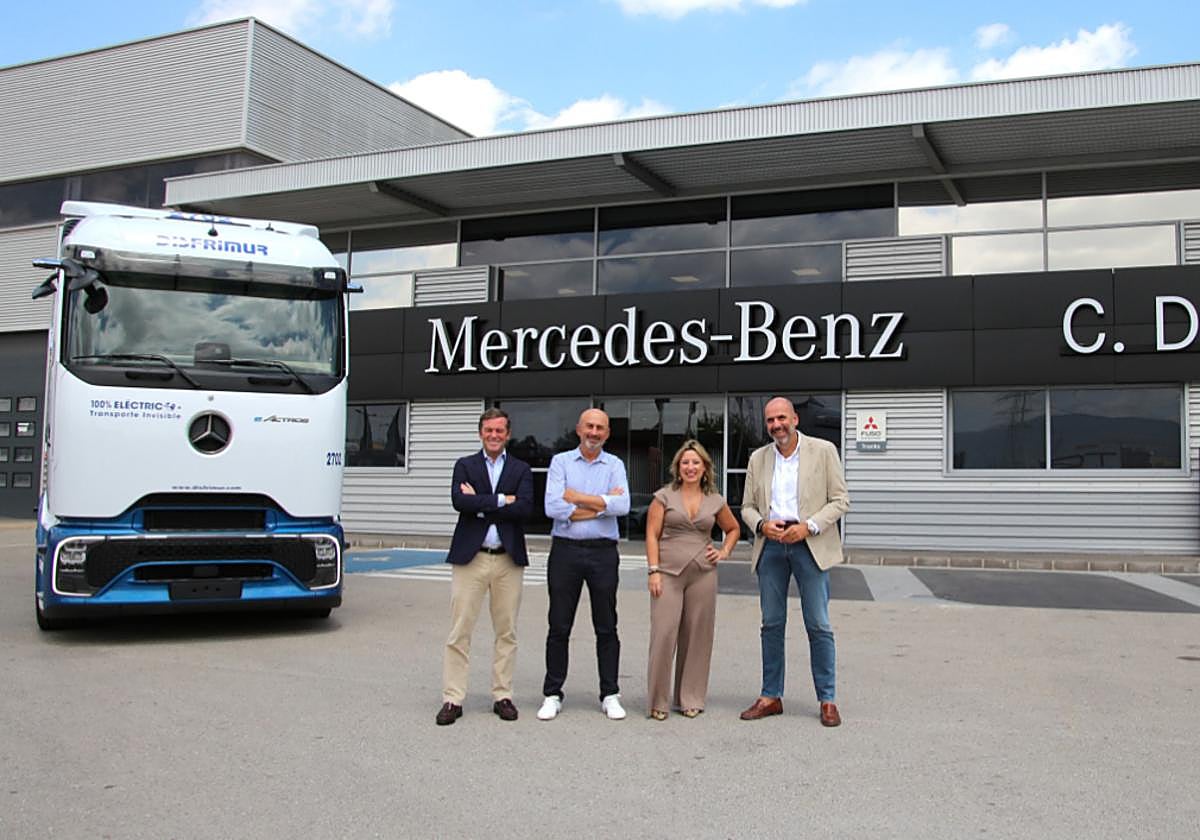 Disfrimur, de la mano de Comercial Dimóvil, matricula el primer Mercedes-Benz eActros 600 en España
