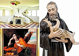 Una escultura, una chimenea y un cuadro para seguir descubriendo la Región de Murcia