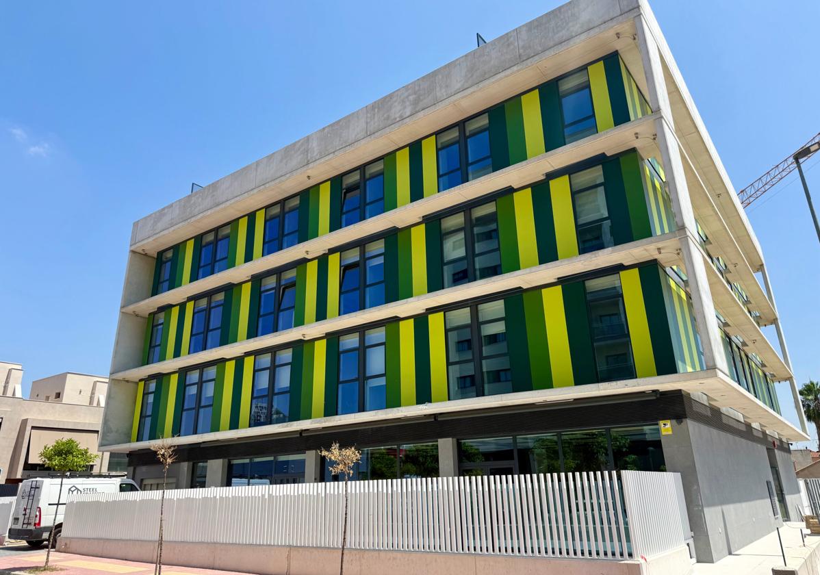 Imagen de la nueva residencia universitaria JC1, situada en Senda de Granada.