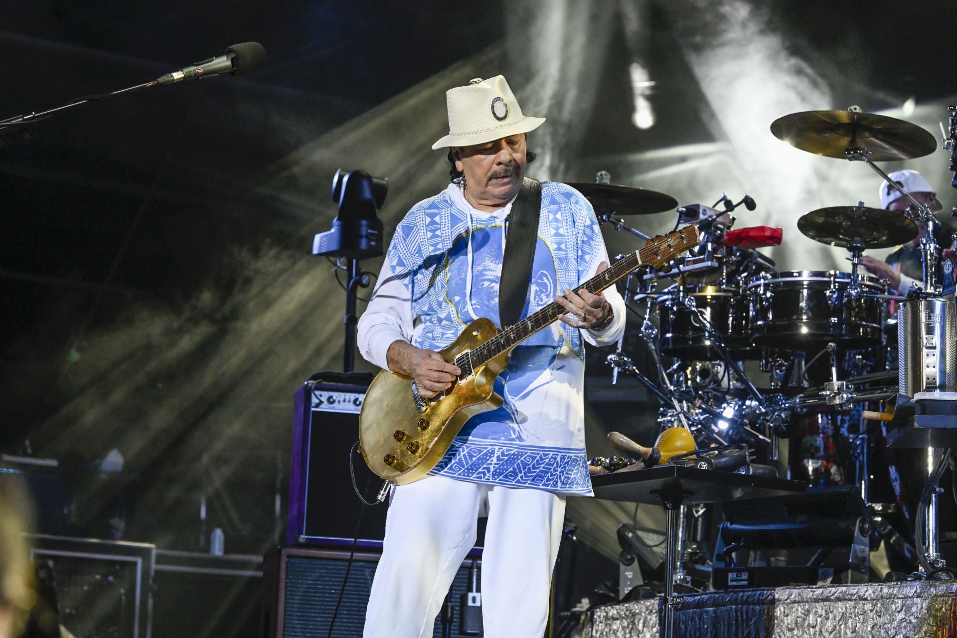 El concierto de Santana en Murcia, en imágenes