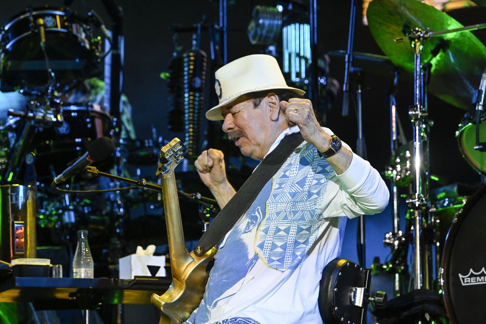 El concierto de Santana en Murcia, en imágenes
