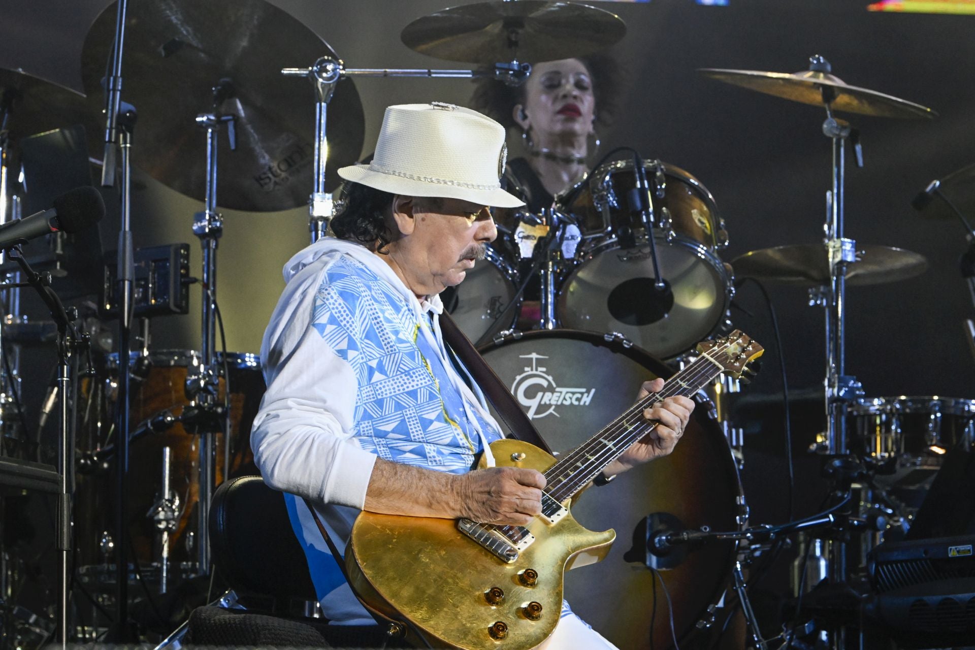 El concierto de Santana en Murcia, en imágenes