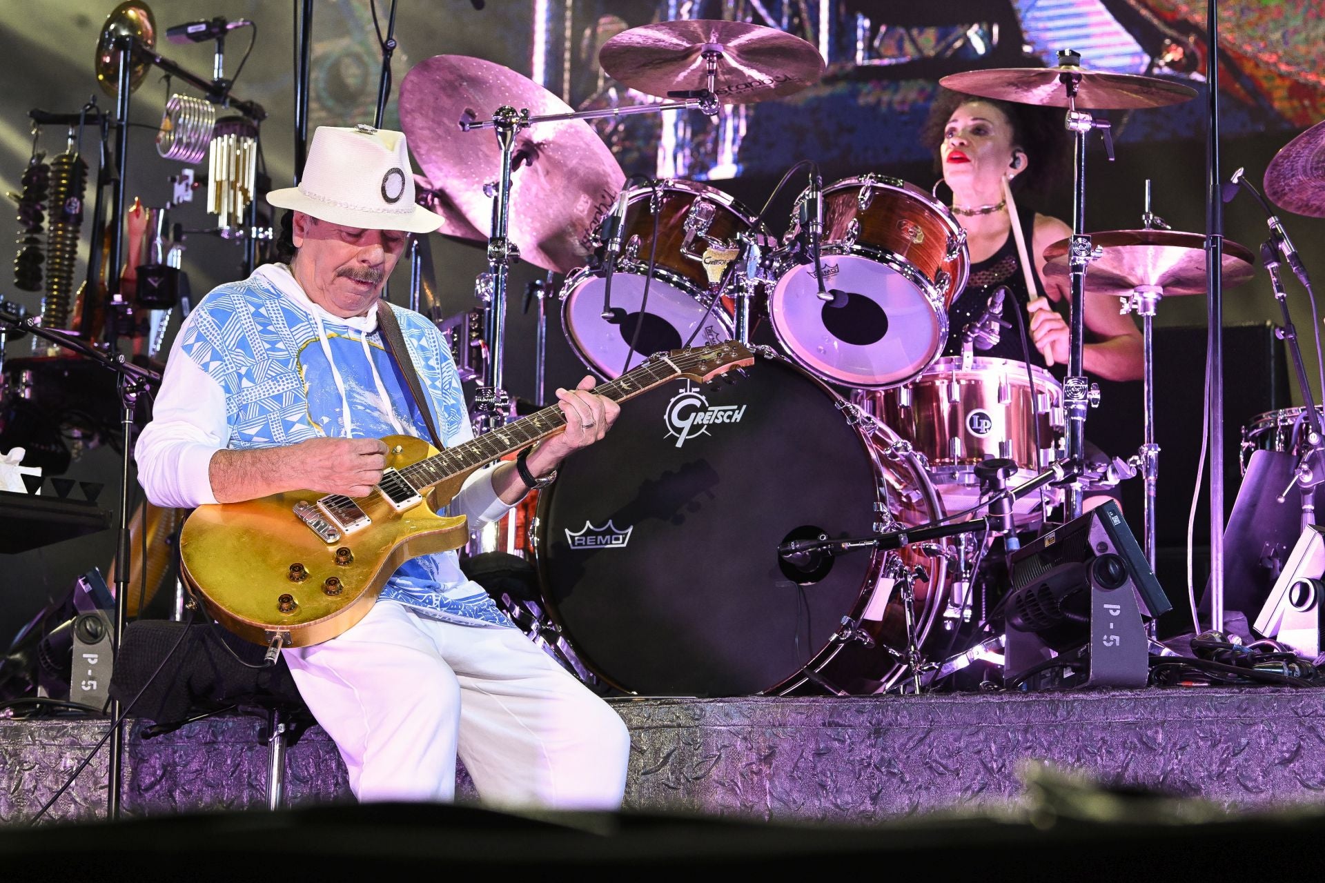 El concierto de Santana en Murcia, en imágenes