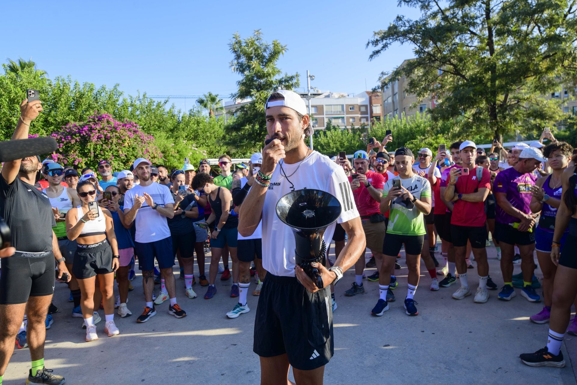 El reto de Sergio Turull &#039;Pitufollow&#039; en Murcia, en imágenes
