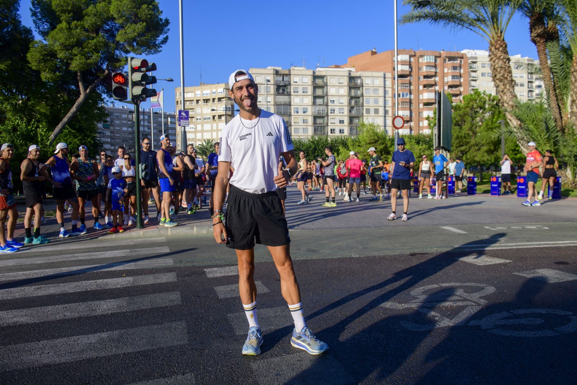 El reto de Sergio Turull &#039;Pitufollow&#039; en Murcia, en imágenes