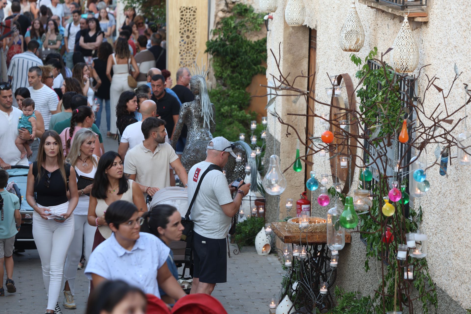 En imágenes, la Noche en Vela de Aledo