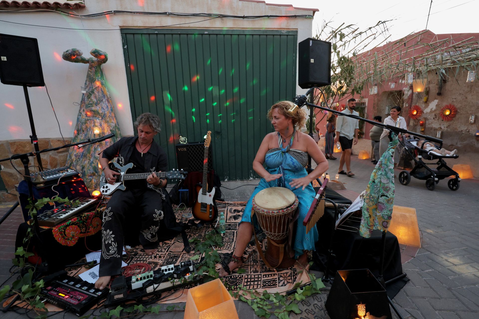 En imágenes, la Noche en Vela de Aledo