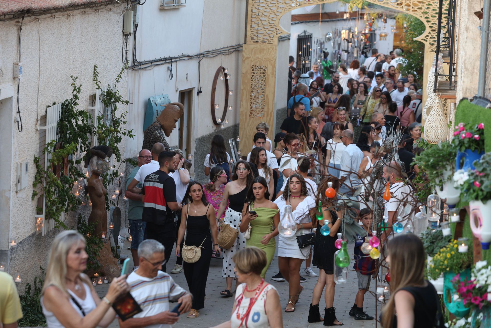 En imágenes, la Noche en Vela de Aledo