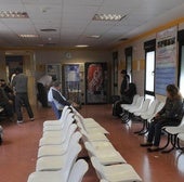 Imagen de archivo de la sala de espera de Urgencias del hospital Rafael Méndez de Lorca.
