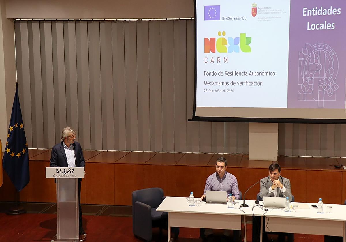 Imagen de archivo del encuentro con entidades locales sobre fondos europeos Next Generation.