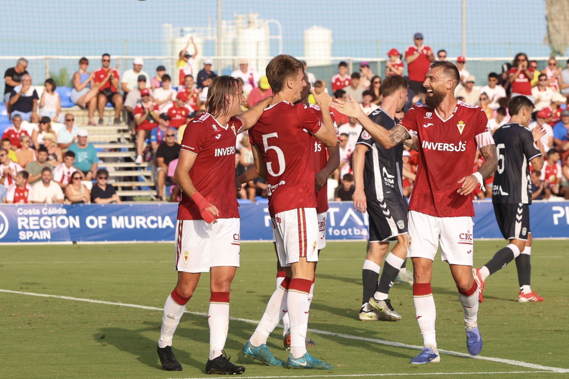 En imágenes, victoria del Real Murcia ante el Eldense en Pinatar Arena