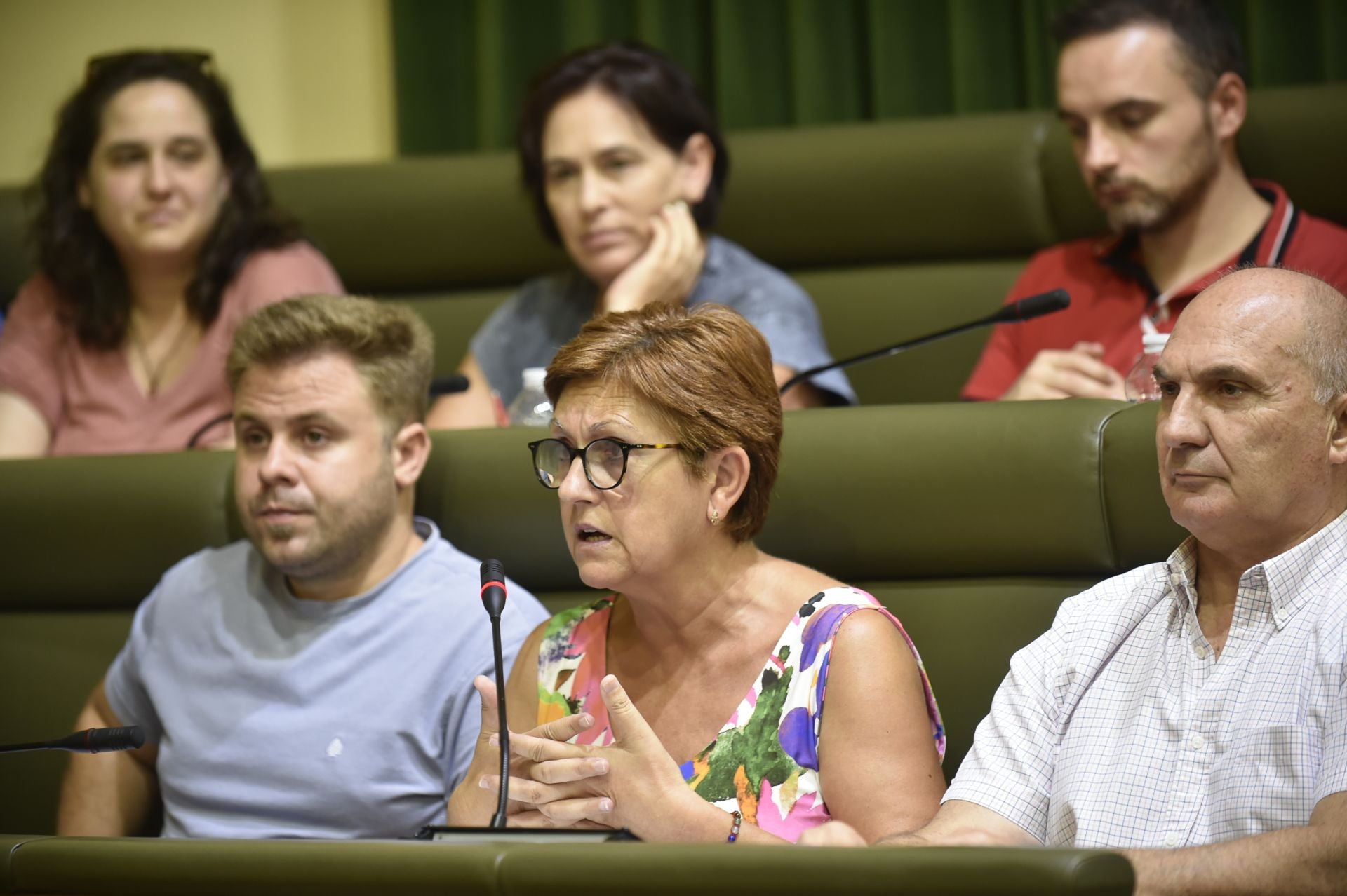 Pleno en el Ayuntamiento de Jumilla de este miércoles, en imágenes