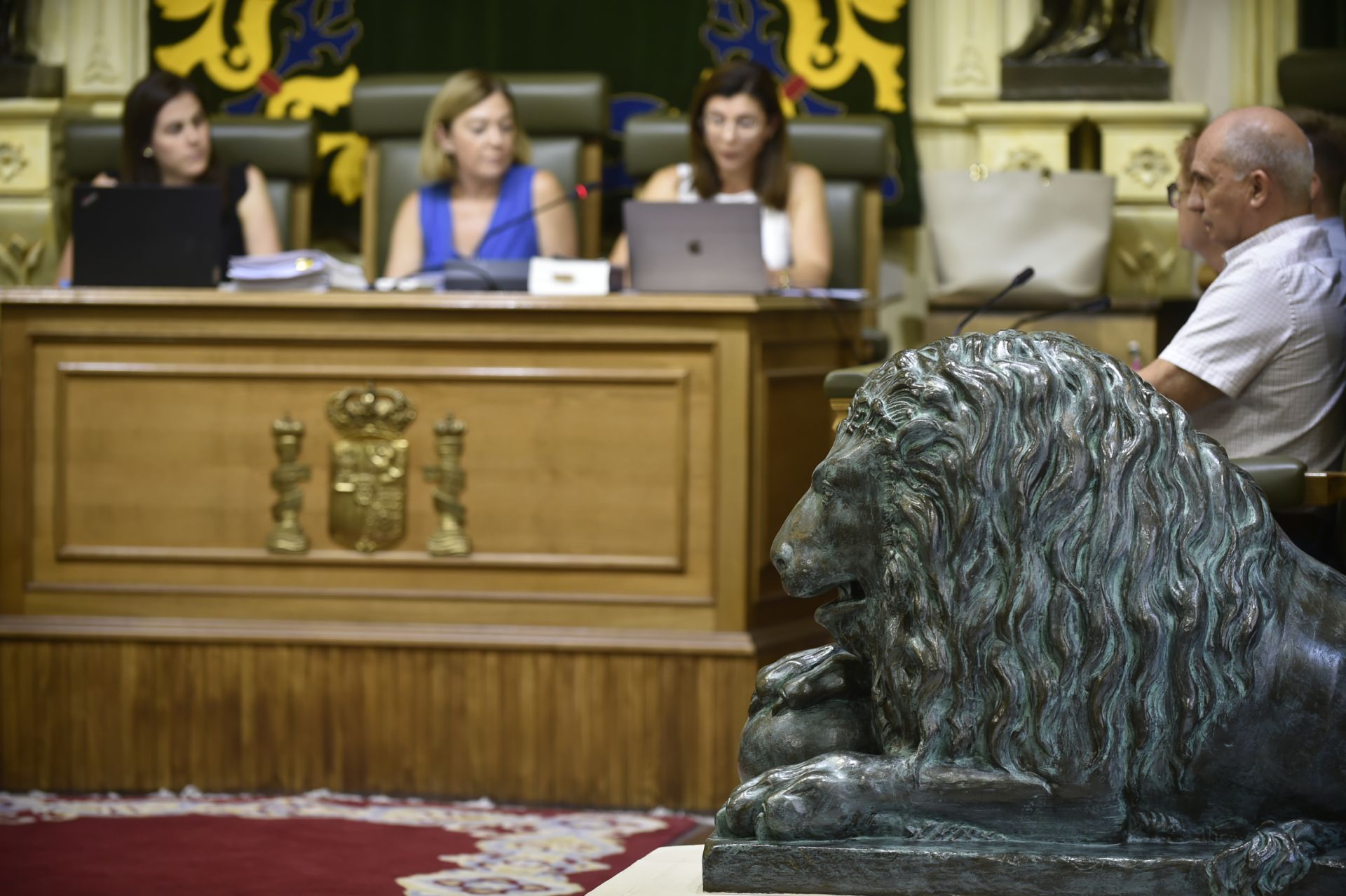 Pleno en el Ayuntamiento de Jumilla de este miércoles, en imágenes
