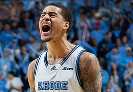 Sebastian Thomas, en el Rhode Island Rams.